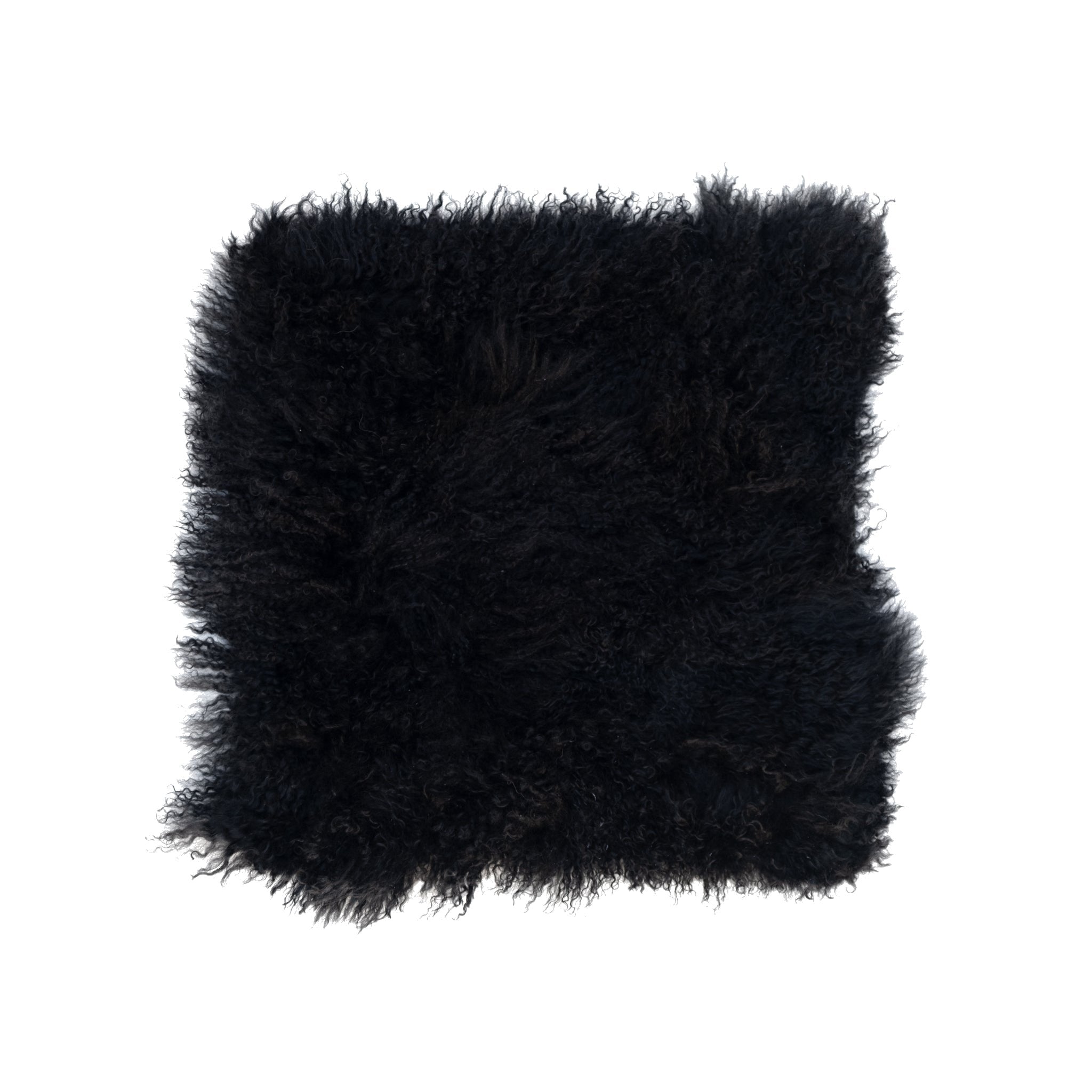 Black fur cushion covers best sale