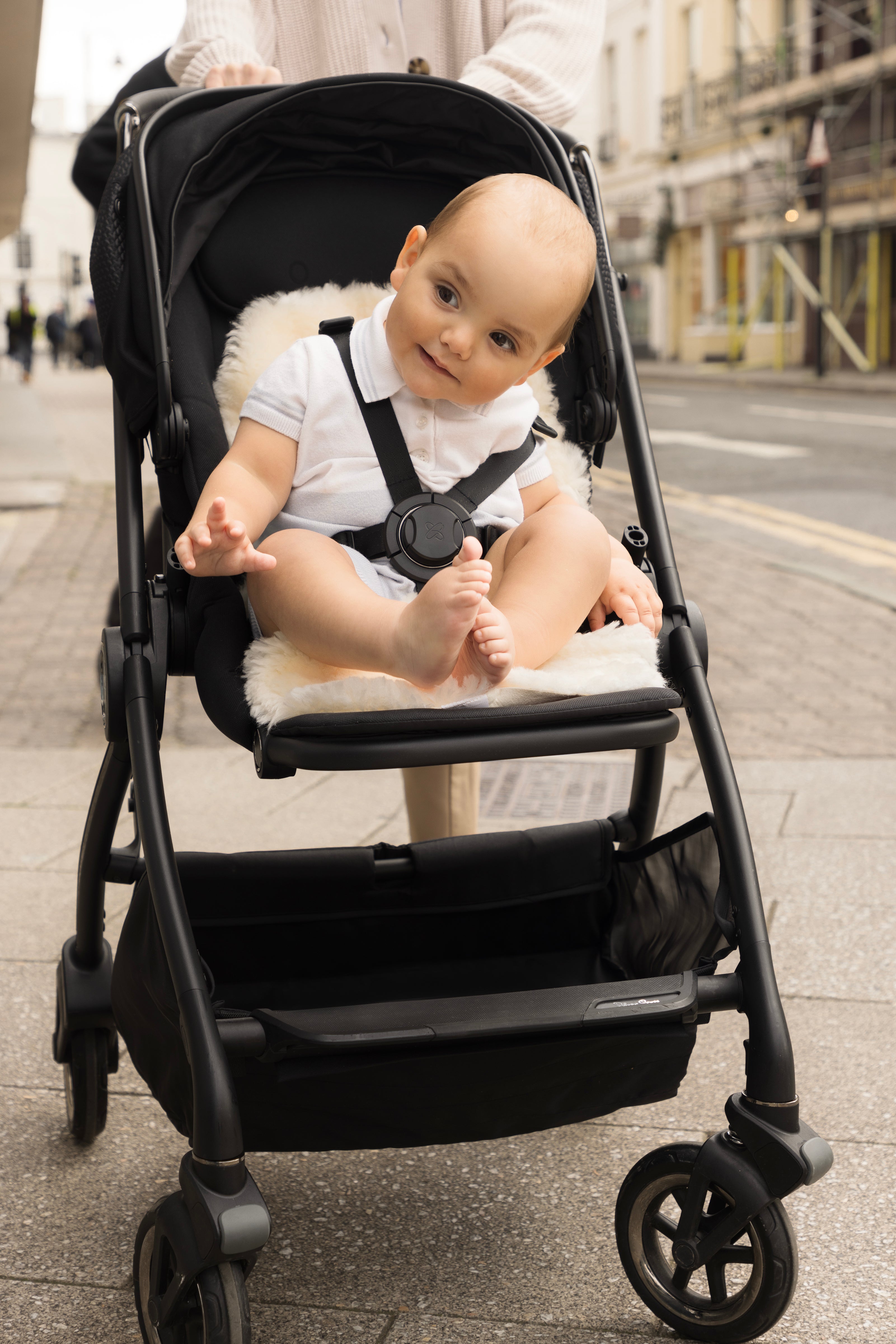 Silver cross sheepskin pram liner sale