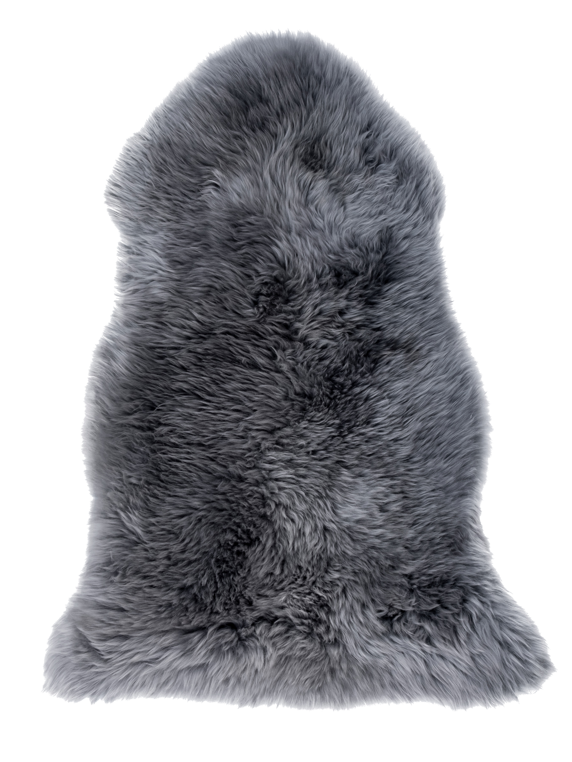 silver grey sheepskin rug