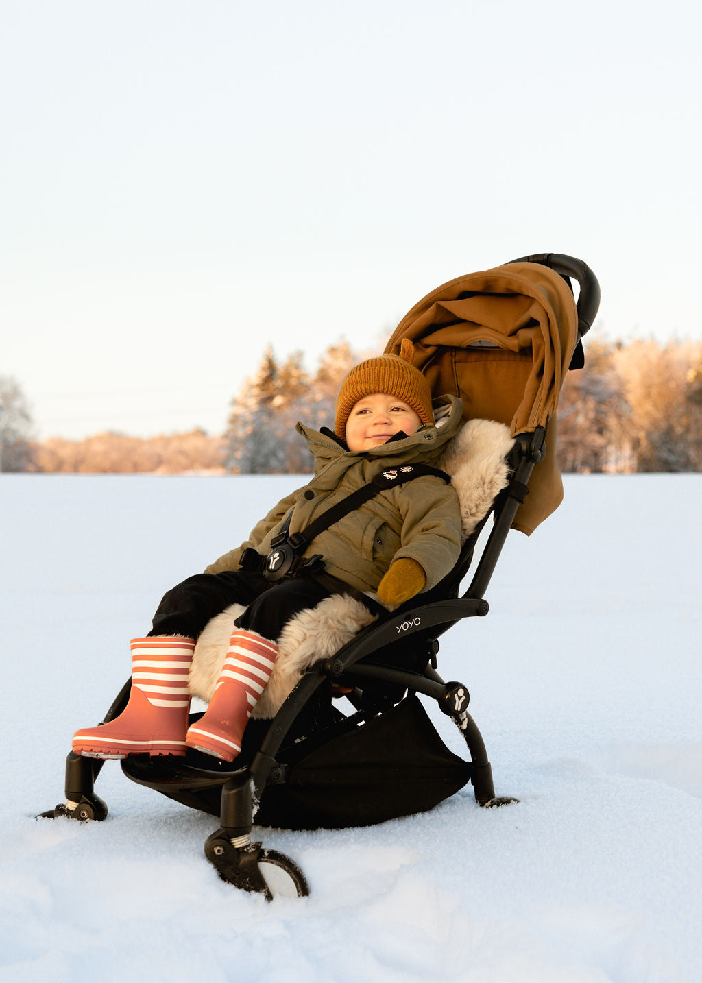 Winter store pram liner