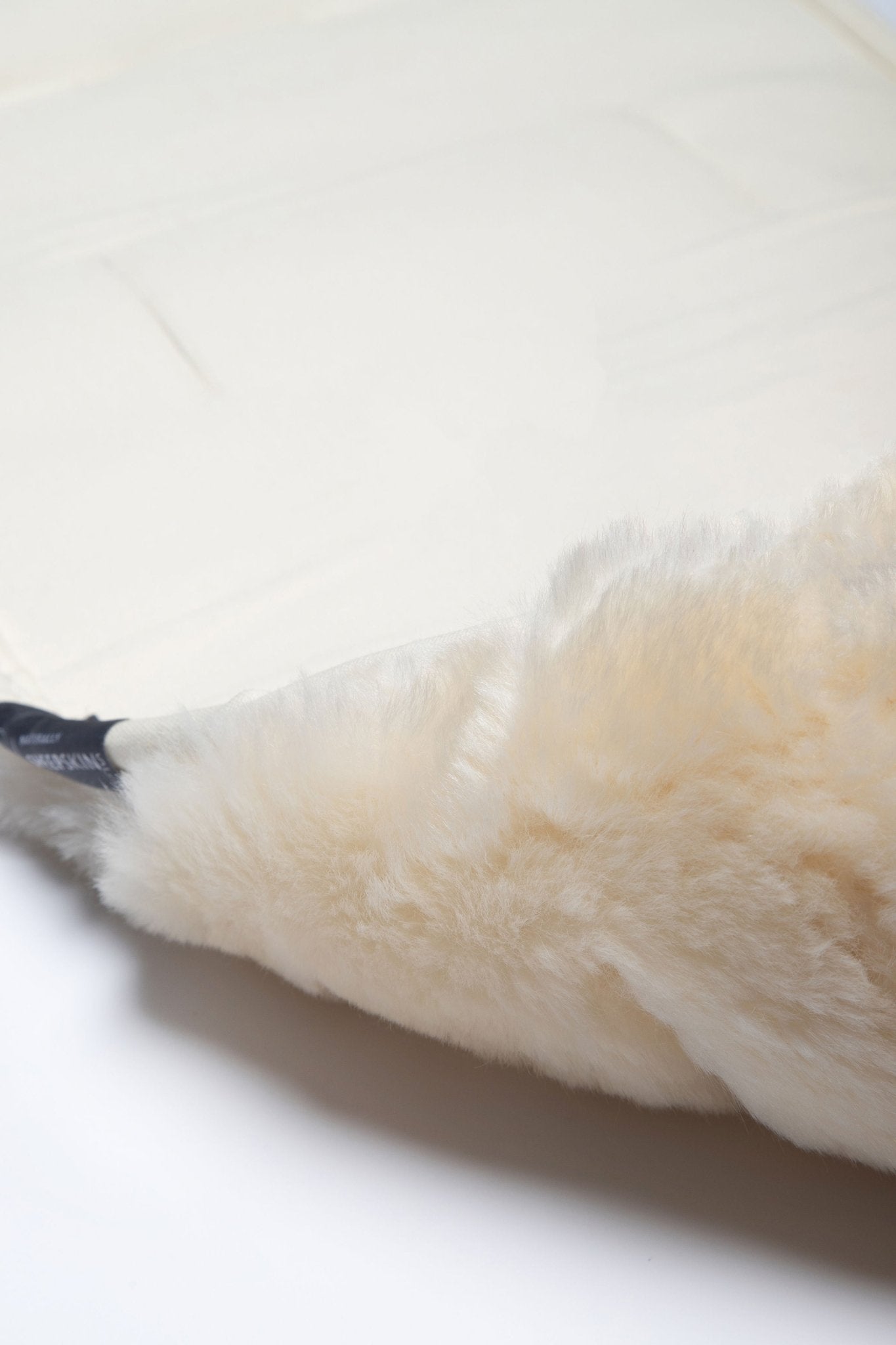 Baby Sheepskin Pram Liner 'The Original' - Naturally Sheepskins pram liner/stroller liner corner shot